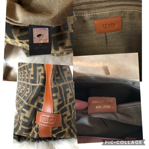 SOLD! 💯% Authentic FENDI Zucca Hobo - Picture 4 of 8